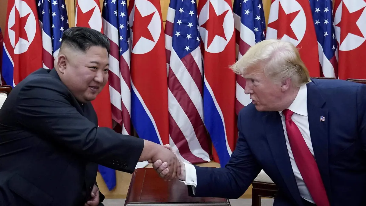 Kim Jong Un y trump